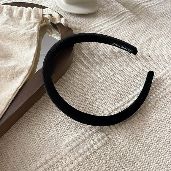 Retro Hairpin Thin Hairband for Styling High Hairline Enhancement Ideal for Face Washing and Everyday Use