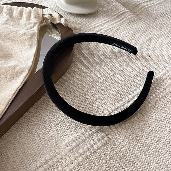 Retro Hairpin Thin Hairband for Styling and High Hairline Enhancement Ideal for Washing Face and Everyday Use