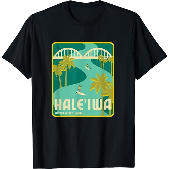 Retro Hale'iwa North Shore Hawaii T-Shirt