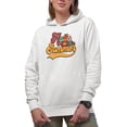 thumbnail image 1 of Retro Hallo Summer Typography, White Hooded Sweatshirt or Hoodie, Medium, 1 of 5