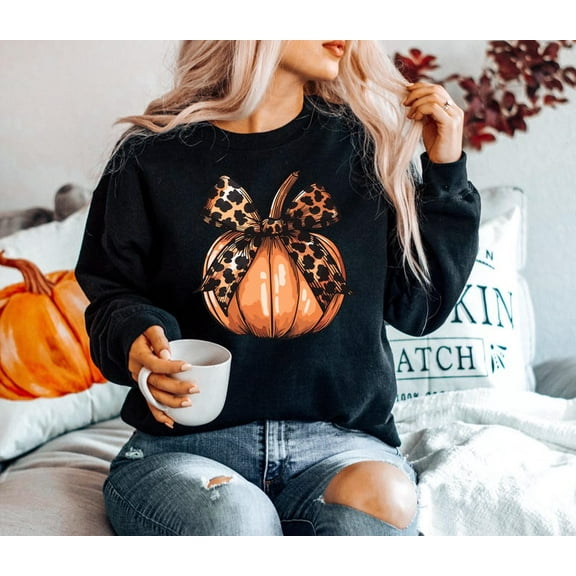 Retro Halloween Coquette Bow Spooky Mama Sweatshirt, Fall Pumpkin Coquette Bow Sweater, Fall Vibes Shirt, Fall Season Shirt, Halloween Tees