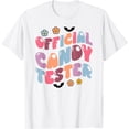 thumbnail image 1 of Retro Halloween Official Candy Tester T-Shirt, 1 of 4