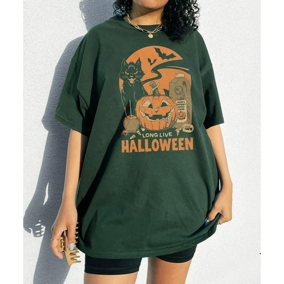 Retro Halloween Shirt, Long Live Halloween, Vintage Halloween Shirt, Retro Halloween, Fall Apparel,Spooky Season Pumpkin Shirt
