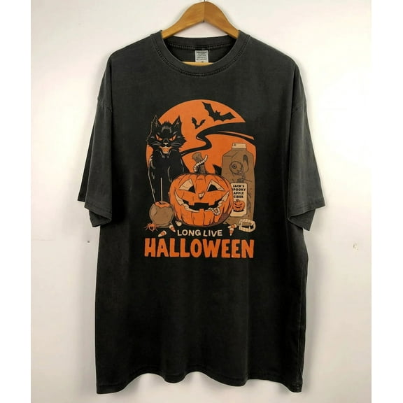 Retro Halloween Shirt, Long Live Halloween, Vintage Halloween Shirt, Retro Halloween, Fall Apparel,Spooky Season Pumpkin Shirt