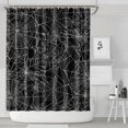 thumbnail image 1 of Retro Halloween Shower Curtain Trick or Treat Candy Darkness Theme Waterproof Fabric,72x84 inch Shower Curtain, 1 of 6