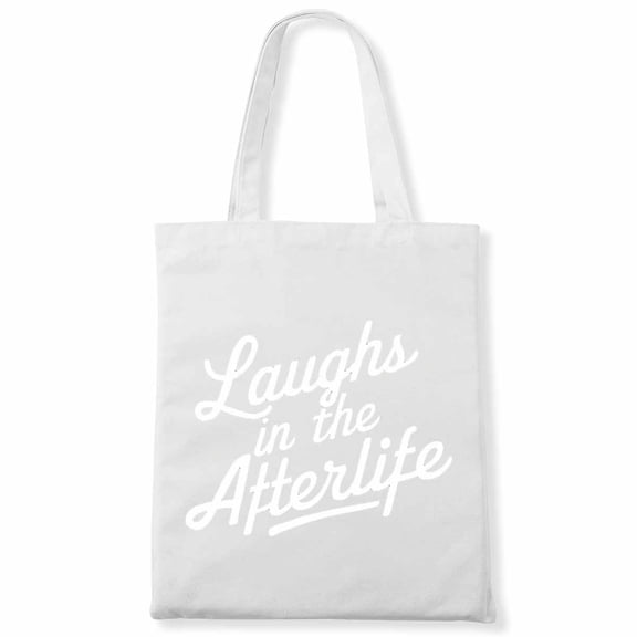 Retro Halloween Spooky Pumpkin Laughs in the Afterlife Canvas Bag 1Pc
