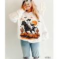 thumbnail image 1 of Retro Halloween Spooky Season Sweatshirt Trendy Ghost Sweatshirt, 1 of 5
