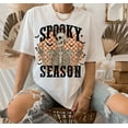 thumbnail image 1 of Retro Halloween T-shirt, Halloween Shirt, Halloween skull Shirt, Smiley face Shirt, trendy Halloween shirt, retro png, spooky 160631, 1 of 5