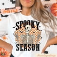 thumbnail image 1 of Retro Halloween T-shirt, Halloween Shirt, Halloween skull Shirt, smiley face Shirt, trendy Halloween shirt TH090607, 1 of 5