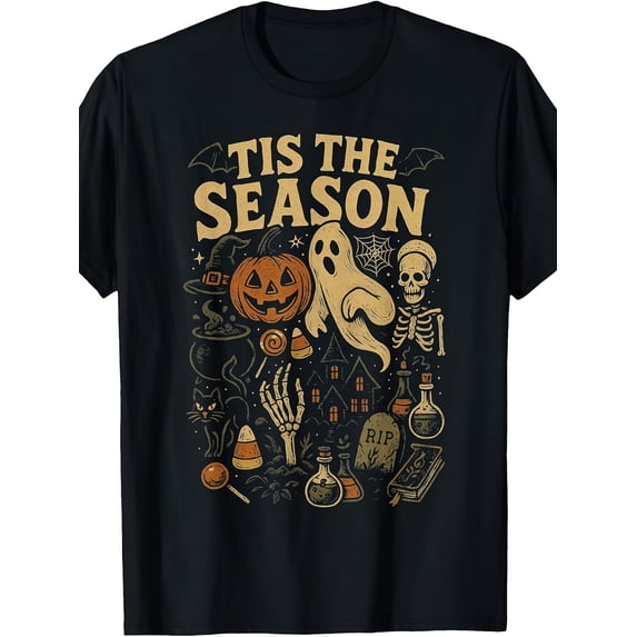 Retro Halloween Tis' The Season T-Shirt