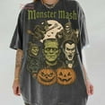 thumbnail image 1 of Retro Halloween tshirt, Horror Halloween tshirt, Spooky Vibes tshirt, Scary Movie tshirt, Trendy Halloween Graphic For Shirts, Retro tshirt, 1 of 5