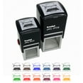 thumbnail image 1 of Retro Hand Drawn Vintage Typewriter With Blank Paper Self-Inking Rubber Stamp Ink Stamper - Fuchsia Ink - Small 1 Inch, 1 of 7