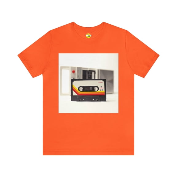 Retro Handheld Cassette Player & Tape T-Shirt - Vintage Music Lover