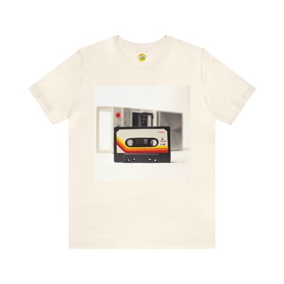 Retro Handheld Cassette Player & Tape T-Shirt - Vintage Music Lover