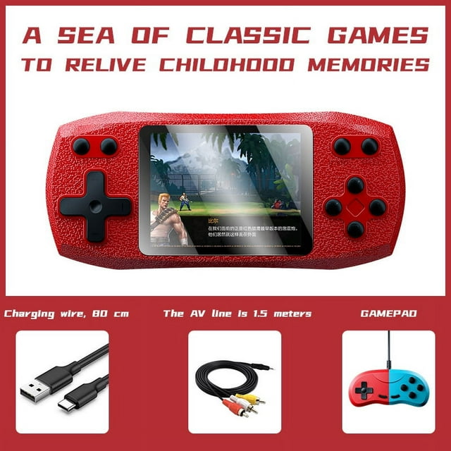 Retro Handheld Game Console Builtin 620 Classic Game 3 Inch Screen