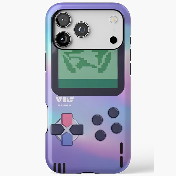Retro Handheld Game Console Pixel Art Nostalgia Phone Case for iPhone 17 16 15 14 13 12 11 Pro Max
