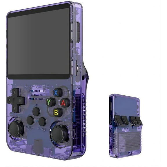Retro Handheld Game with Dual OS Android 11 and Linux,RG353V with 64G TF Card Pre-installed 4452 Games Supports 5G WiFi 4.2 Bluetooth Online Fighting,Streaming and