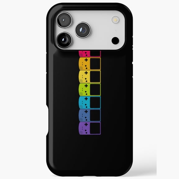Retro Handheld Gaming Console Nostalgic Console Art Phone Case 17 16 15 14 13 12 11 Pro Max
