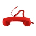 thumbnail image 1 of Retro Handset for Smartphones Vintage Style 3.5mm Jack Wired Phone Receiver Noise Reduction, Comfortable Grip, Red, 1 of 2