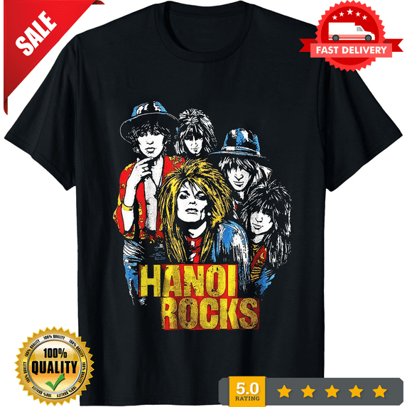 Retro Hanoi Rocks Concert Men S-235XL 8D408, NEW TRENDING ITEM-TH70685