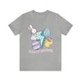 thumbnail image 1 of Retro Happy Easter Bunny Checkered Vintage Women's Shirt, 1 of 5