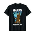 thumbnail image 1 of Retro Happy New Year 2025 Bigfoot Lovers New Years Eve Party T-Shirt, 1 of 5