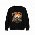 thumbnail image 1 of Retro Haunted Town Cute Fall Season Cartoon Inspired Graphic Outfit Sweatshirt, for men & women, up to size 5XL, 1 of 2