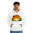 thumbnail image 1 of Retro Hawaiian Sunset Hoodie Unisex Heavy Blend™ Hooded Sweatshirt, 1 of 9