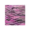 thumbnail image 1 of Retro Head Scarf, Wavy Stripes and Mosaic, Head Wrap, 3 Sizes, by Ambesonne, 1 of 2