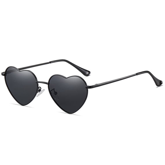 Retro Heart Sunglasses, UV400 Protection Cat-Eye Style Shades for Women