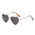 thumbnail image 1 of Retro Heart Sunglasses, UV400 Protection Cat-Eye Style Shades for Women, 1 of 4
