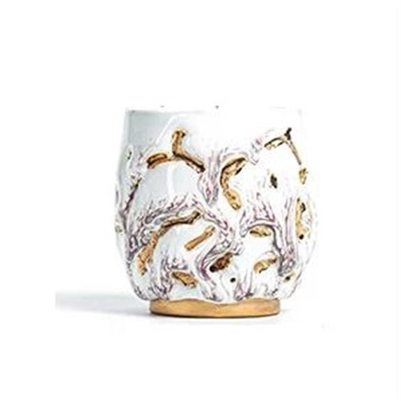 Retro Heat Resistant Tea Bowl Japanese Style Shino Ceramic Tea Cup Handmade Rock Mine Teacup With Gift Box