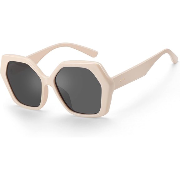 Retro Hexagonal Sunglasses for Women UV400 Protection