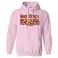 thumbnail image 1 of Retro Hey There Pumpkin Hoodie Sweatshirt Unisex 2X-Large Pink, 1 of 5