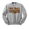 thumbnail image 1 of Retro Hey There Pumpkin Sweatshirt Unisex X-Large Grey, 1 of 5
