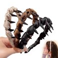 thumbnail image 1 of Retro High-Crown Flip-Up Headband (Toothed Design), Fashionable High-Crown Headband, Anti-Slip Decorative Accessories for Women, 1 of 5