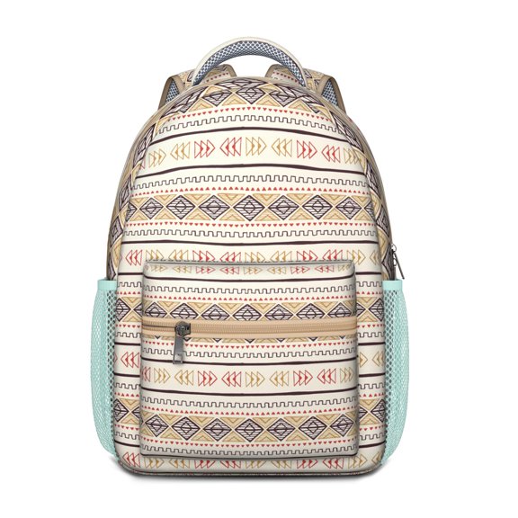 Retro Hippie Style Backpack - Waterproof & Stylish for School, Work, or Travel