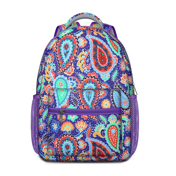 Retro Hippie Style Waterproof Bookbag - Breathable & Spacious for Travel