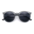 thumbnail image 1 of Retro Hipster Fashion Horn Rim Round Circle Len Plastic Sunglasses Slate - Black, 1 of 8