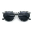 thumbnail image 1 of Retro Hipster Fashion Horn Rim Round Circle Len Plastic Sunglasses Slate - Black, 1 of 8