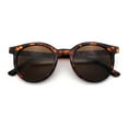 thumbnail image 1 of Retro Hipster Fashion Horn Rim Round Circle Len Plastic Sunglasses Tortoise - Brown, 1 of 8