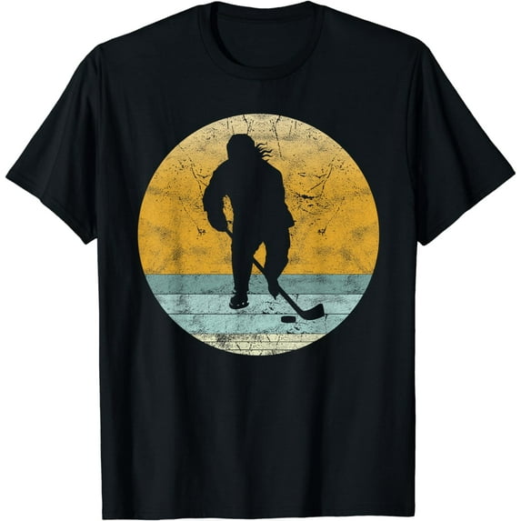 Retro Hockey Vintage Style Sport Gift for Men & Women T-Shirt