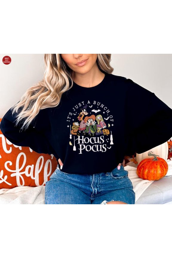 Retro Hocus Pocus Sanderson Sisters Spooky Season Halloween Gift Sweatshirt