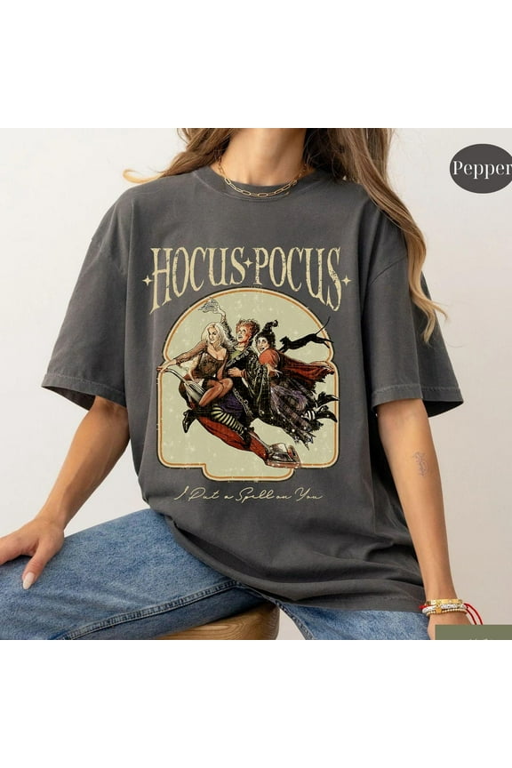 Retro Hocus Pocus Shirt, Hocus Pocus Tee, Sanderson Sisters Shirt, Costume Party Shirt, Disney Costume Party Shirt, Costume Party Party, S-5Xl Shirt