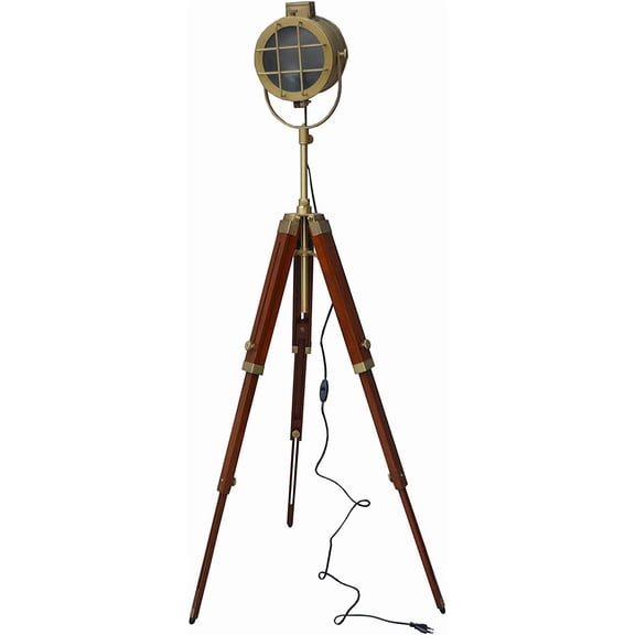 Retro Hollywood Searchlight Floor Lamp Tripod Lighting Spotlight Home Decor Lamp