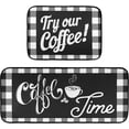 thumbnail image 1 of Retro Honey Bees Wildflowers Kitchen Mat Set of 2 Anti-Fatigue Kitchen Rug Set Non Slip Foam Cushioned Kitchen Runner Rugs and Mats Comfort Standing Mat for Farmhouse Doormat Laundry, 1 of 6