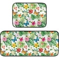 thumbnail image 1 of Retro Honey Bees Wildflowers Kitchen Mat Set of 2 Anti-Fatigue Kitchen Rug Set Non Slip Foam Cushioned Kitchen Runner Rugs and Mats Comfort Standing Mat for Farmhouse Doormat Laundry, 1 of 6