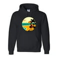 thumbnail image 1 of Retro Horizon Endless Summer Ocean Wave Surf Graphic Print Hoodie, for men & women, up to size 5XL, 1 of 3