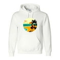 thumbnail image 1 of Retro Horizon Endless Summer Ocean Wave Surf Graphic Print Hoodie, for men & women, up to size 5XL, 1 of 3