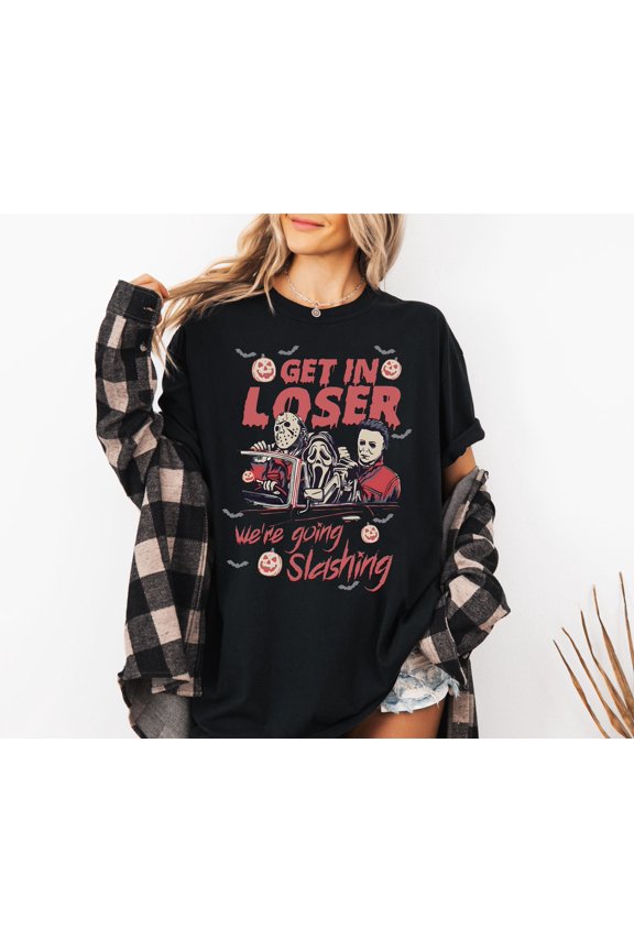 Retro Horror Movie T-Shirt: Halloween Slasher Villains #4031